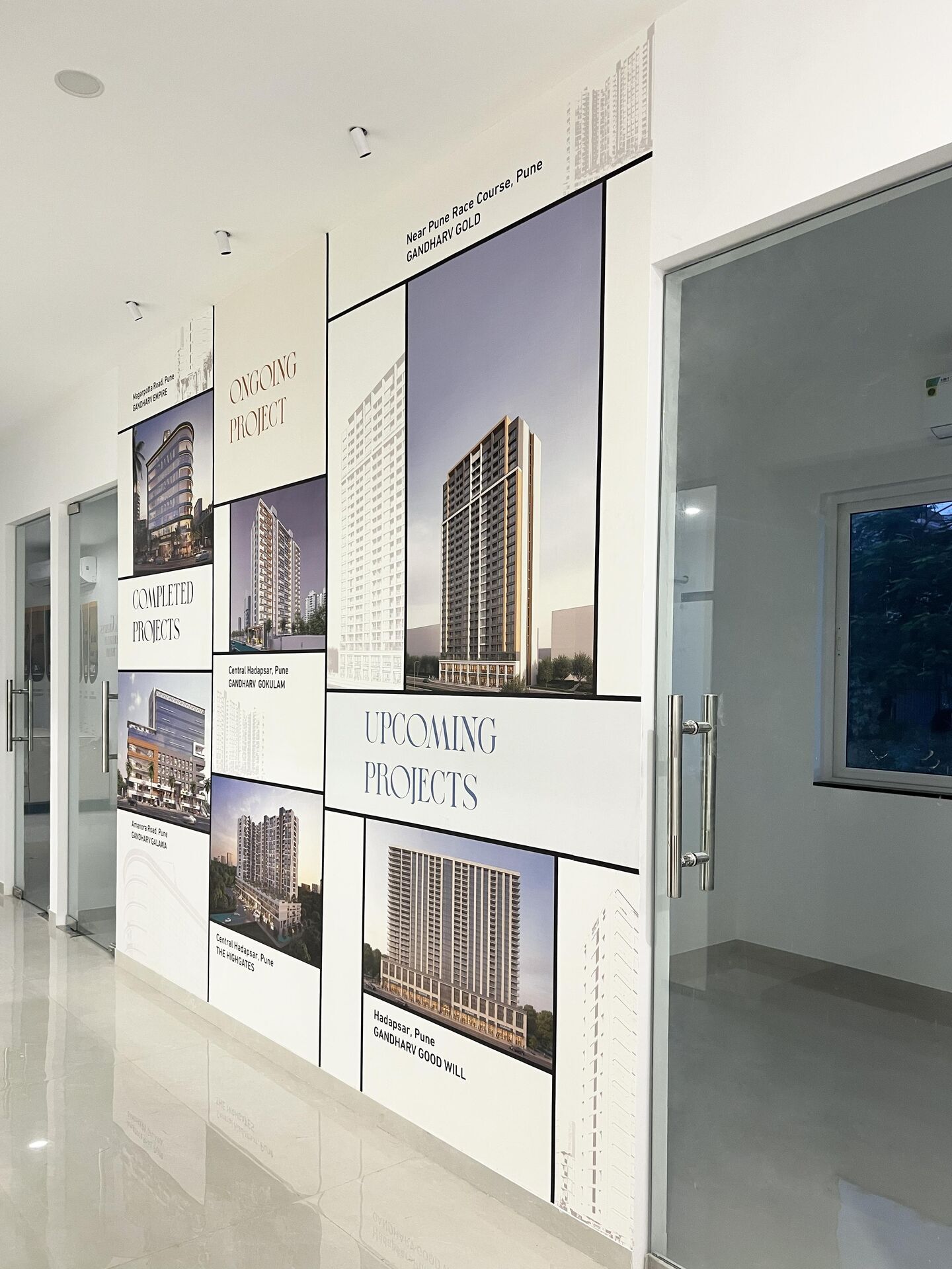 Gandharv Leela commercial wallpaper installation